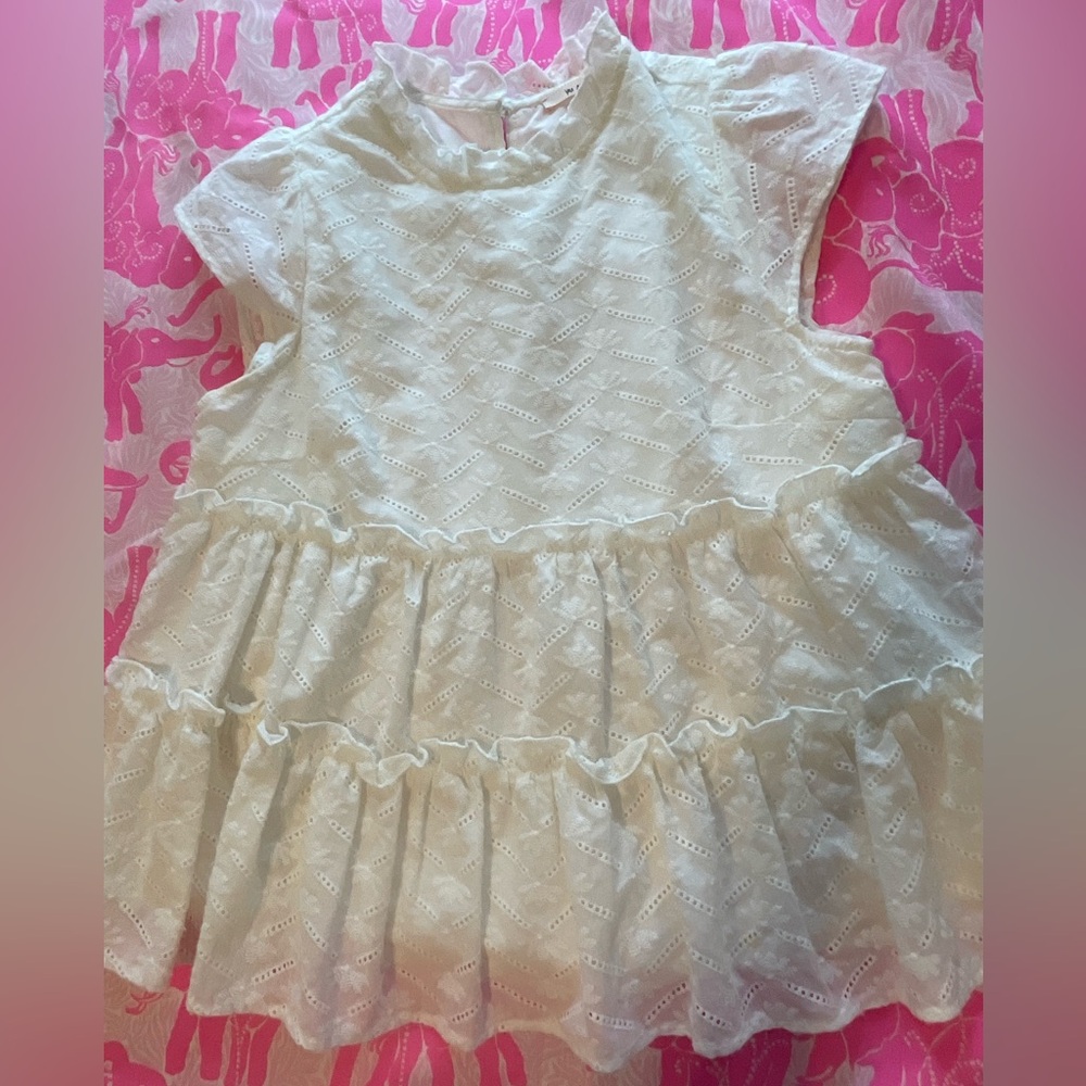Miami Cream Lace Blouse